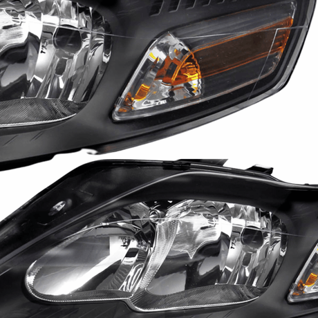 Halogen Scheinwerfer Set Schwarz für Ford Mondeo MK4 2007–2010 | ohne AFS - CR Tuning