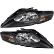 Halogen Scheinwerfer Set Schwarz für Ford Mondeo MK4 2007–2010 | ohne AFS - CR Tuning