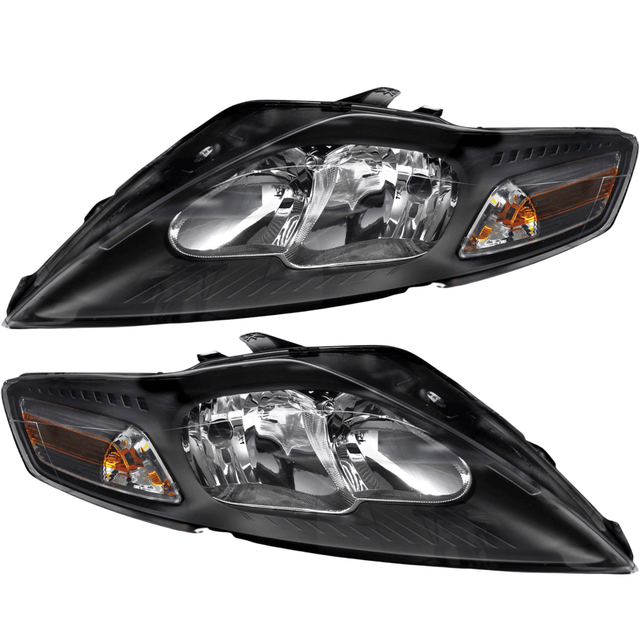 Halogen Scheinwerfer Set Schwarz für Ford Mondeo MK4 2007–2010 | ohne AFS - CR Tuning
