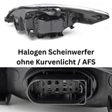 Halogen Scheinwerfer Set Schwarz für Ford Mondeo MK4 2007–2010 | ohne AFS - CR Tuning