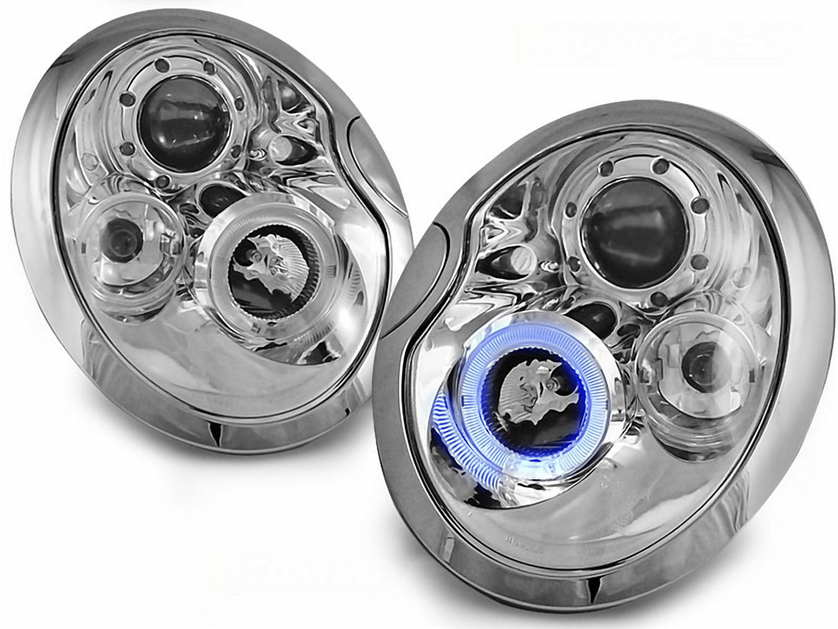 Angel Eyes Scheinwerfer für Mini One CooperCooper S 2001-2004 - chrom