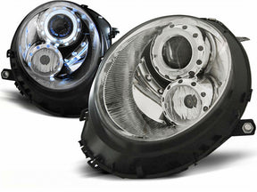 Angel Eyes Scheinwerfer Set für BMW MINI (COOPER) 2006-2014 in chrom - CR Tuning
