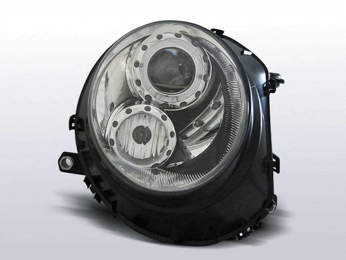 Angel Eyes Scheinwerfer Set für BMW MINI (COOPER) 2006-2014 in chrom