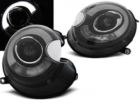 LED Light Tube Scheinwerfer in schwarz für BMW Mini Cooper 2006-2014 - CR Tuning