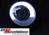 LED Light Tube Scheinwerfer Set für BMW MINI COOPER 2006-2014 chrom