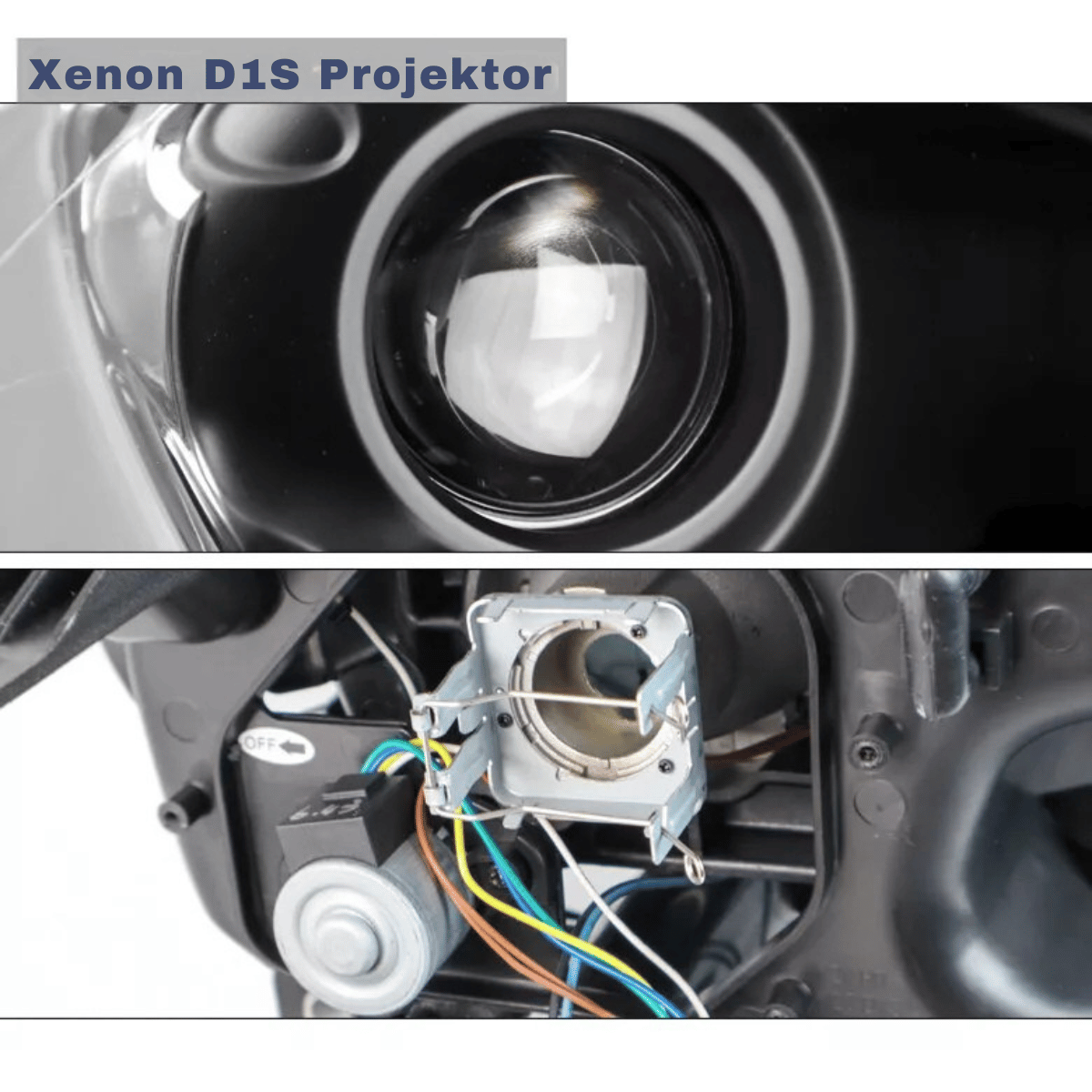 Xenon Scheinwerfer Set in Schwarz für BMW Mini R60 R61 Countryman 2010–2016 mit LED Light Tube
