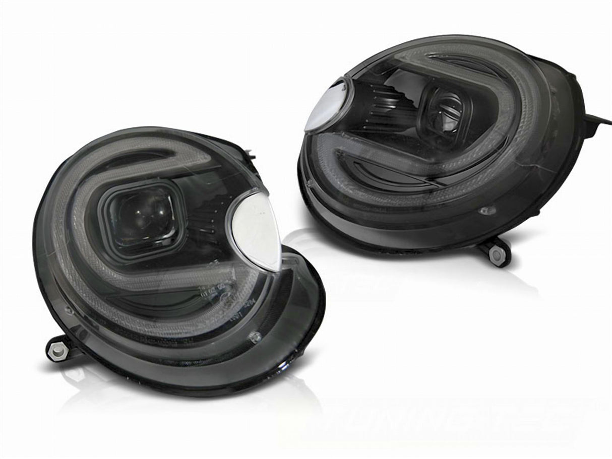 LED Scheinwerfer für BMW Für Mini Cooper R55 56 57 58 59 in schwarz