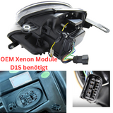 Xenon D1S Scheinwerfer Set Schwarz für Mini Cooper R55 R56 R57 R58 R59 2006–2014 LED Blinker