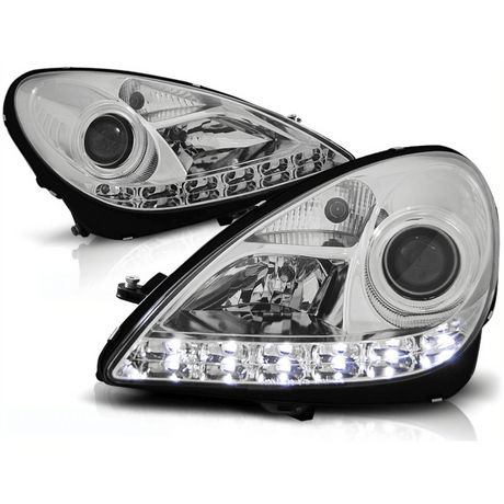 LED Scheinwerfer für Hyundai i30 2007-2011 mit Tagfahrlicht und Klarglasoptik
