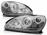 Led Scheinwerfer Set in chrom für Mercedes W220 S-Klasse 09.1998-05.3005