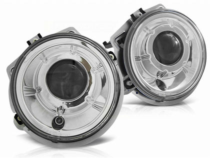 Scheinwerfer Set für Mercedes W461 W463 G-Kasse 1992-2006 in chrom