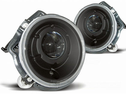 Scheinwerfer Set für Mercedes W461 W463 G-Kasse 1992-2006 in schwarz