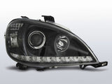 Led Scheinwerfer Set in schwarz für Mercedes W163 ML 09.2001-2005