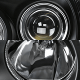 LED Scheinwerfer Set Schwarz für Mercedes W163 ML SUV 09.2001–2005 LED Standlicht  - Modellpflege