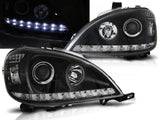 Led Scheinwerfer Set in schwarz für Mercedes W163 ML 09.2001-2005