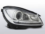 LED Light Tube Scheinwerfer für Mercedes W204 2011-2014 chrom