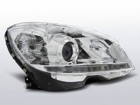 Led Scheinwerfer Set in chrom für Mercedes W204 2007-2010 - CR Tuning