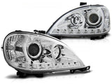 Led Scheinwerfer Set in chrom für Mercedes W163 M 03.1998-08.2001