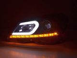 Led Light Tube Scheinwerfer in schwarz für Mercedes C Klasse W204 2011-2014