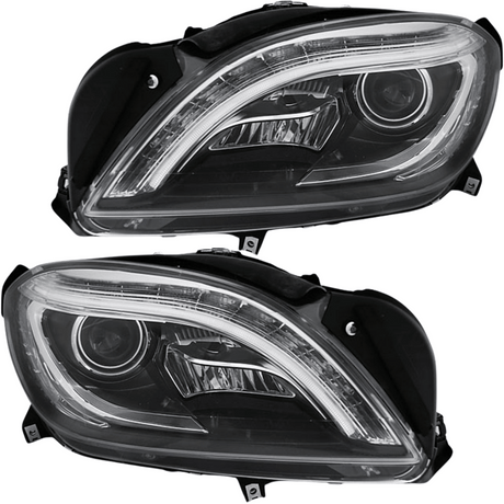 LED Scheinwerfer für Mercedes C-Klasse W205, Tagfahrlicht, Frontscheinwerfer