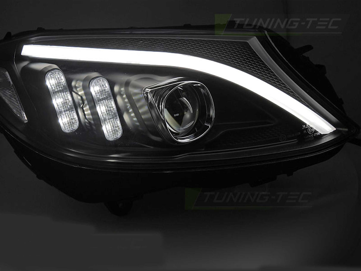 Scheinwerfer Set mit LED Tagfahrlicht für Mercedes C Klasse W205 2014-2018