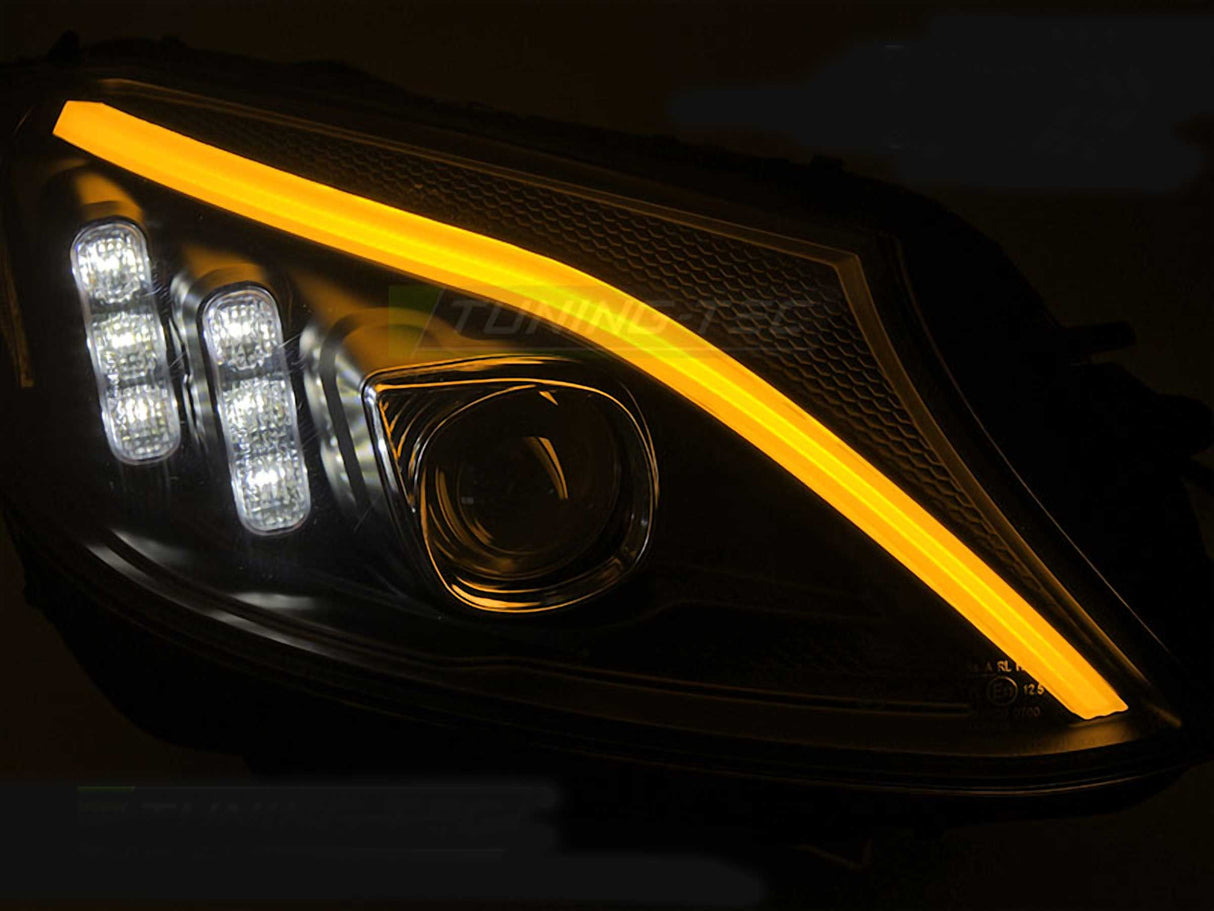 Scheinwerfer Set mit LED Tagfahrlicht für Mercedes C Klasse W205 2014-2018