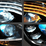 Full LED Scheinwerfer Set Schwarz für Mercedes S-Klasse W222 Limousine 2013–2017 | Tagfahrlicht | Welcome Light
