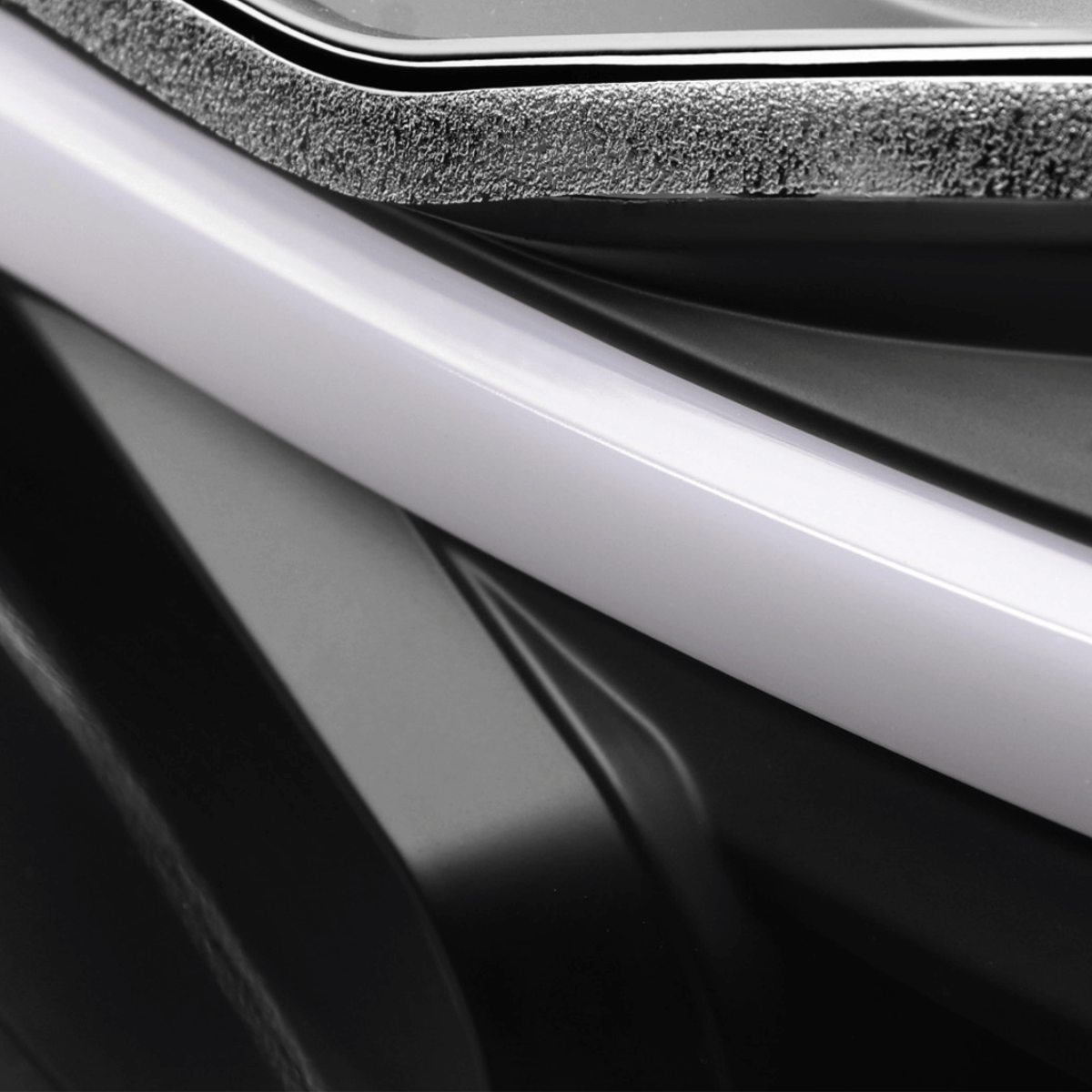 LED Scheinwerfer Set Matt Schwarz für Mercedes C-Klasse W204 2011–2014 mit LED Tagfahrlicht