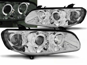 Angel Eyes Scheinwerfer Set in chrom für Opel Omega B 04.1994-08.1999 - CR Tuning