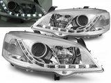Led Scheinwerfer Set in chrom für Opel Astra G 09.1997-02.2004