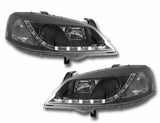 Led Scheinwerfer Set für Opel Astra G 1997-2004 in chwarz