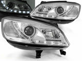 Led Scheinwerfer Set für Opel Zafira 04.1999 - 06.2005 in chrom