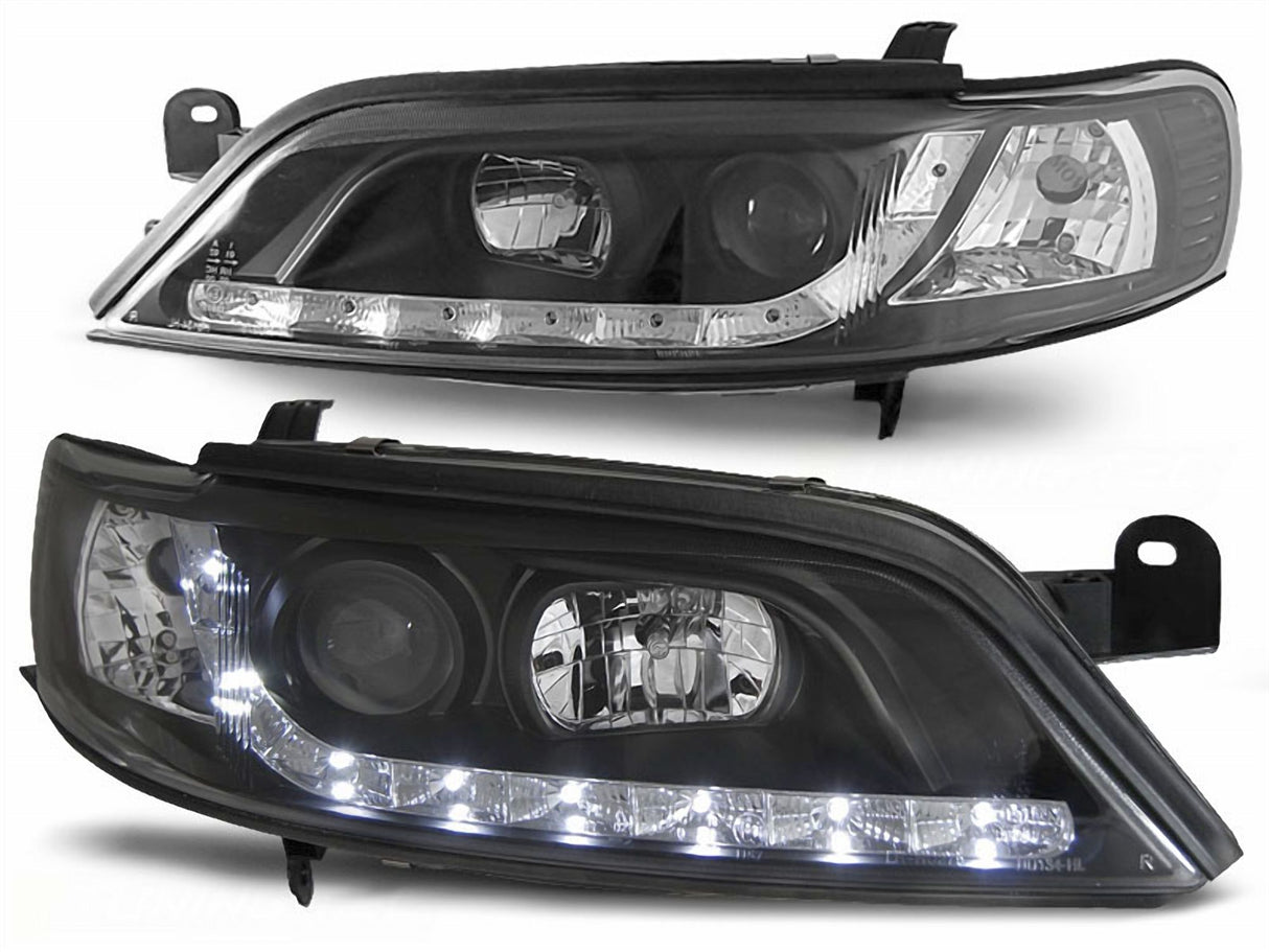 Led Scheinwerfer Set in schwarz für Opel Vectra B 01.1999-03.2002