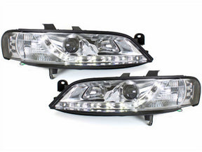 Led Scheinwerfer Set in chrom für Opel Vectra B 11.1995-12.1998 - CR Tuning