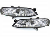 Led Scheinwerfer Set in chrom für Opel Vectra B 11.1995-12.1998