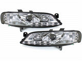 Led Scheinwerfer Set in chrom für Opel Vectra B 11.1995-12.1998