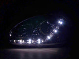 Led Scheinwerfer Set in chrom für Opel Corsa B 02.1993-10.2000