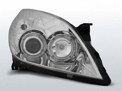 Angel Eyes Scheinwerfer Set in chrom für Opel Vectra C 09.2005-2008