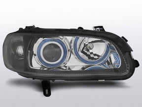 Angel Eyes Scheinwerfer Set in schwarz für Opel Omega B 04.1994-08.1999 - CR Tuning