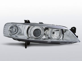 Angel Eyes Scheinwerfer Set in chrom für Opel Vectra B 1999-2002 - CR Tuning