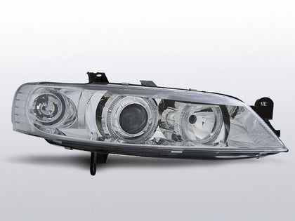 Angel Eyes Scheinwerfer Set in chrom für Opel Vectra B 1999-2002