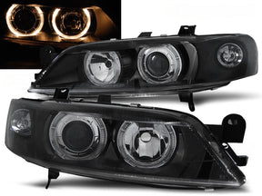 Angel Eyes Scheinwerfer Set in schwarz für Opel Vectra B 1999-2002 - CR Tuning