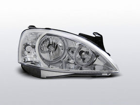 Angel Eyes Scheinwerfer Set in chrom für Opel Corsa C 11.2000-09.06 - CR Tuning