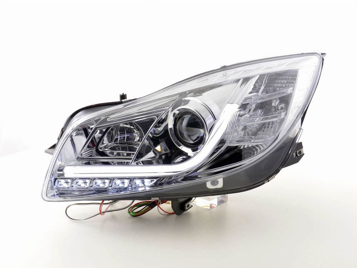 Led Light Tube Scheinwerfer chrom für Opel Insignia 2008--2012