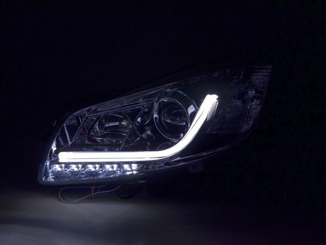 LED Light Tube Scheinwerfer Set für Opel Insignia 2008–2012 mit LED Tagfahrlicht - CR Tuning