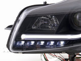 Led Light Tube Scheinwerfer schwarz für Opel Insignia 2008--2012