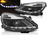 Led Scheinwerfer Set in schwarz für Opel Corsa D 04.2006-11