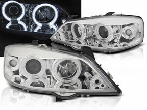 Angel Eyes Scheinwerfer Set CCFL chrom für Opel Astra G 09.1997-02.2004 - CR Tuning