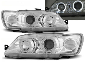 Angel Eyes Scheinwerfer Set in chrom für Peugeot 306 02.1993-04.1997 - CR Tuning