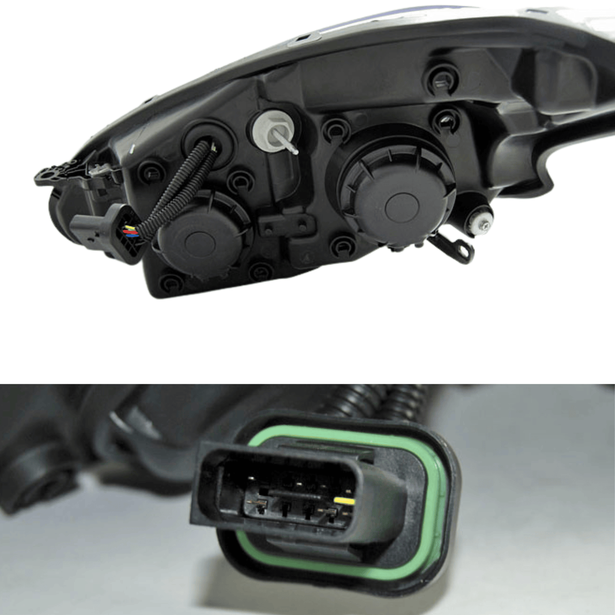 LED Scheinwerfer Set Chrom für Peugeot 208 2012–2015 mit Tagfahrlicht LED Blinker - CR Tuning